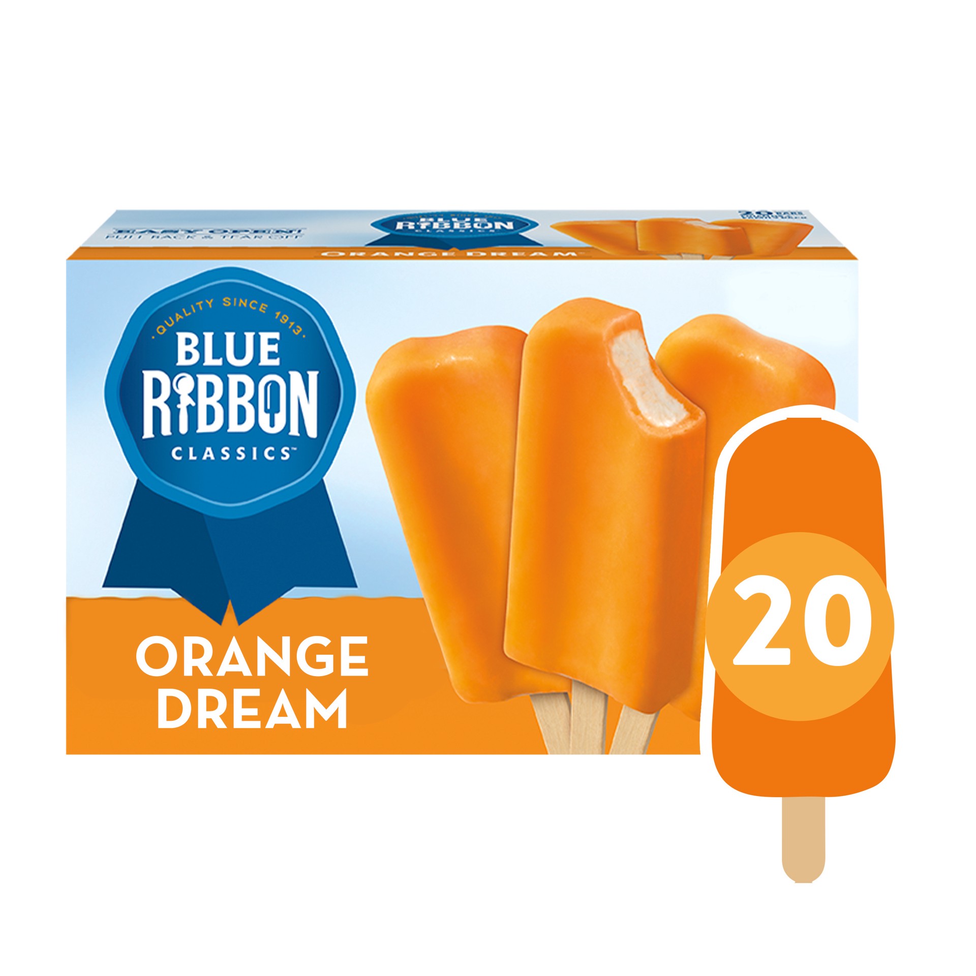 slide 1 of 10, Blue Ribbon Classics Orange Dream Frozen Treat Bar, 45 fl oz