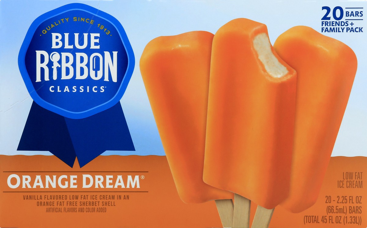 slide 4 of 10, Blue Ribbon Classics Orange Dream Frozen Treat Bar, 45 fl oz