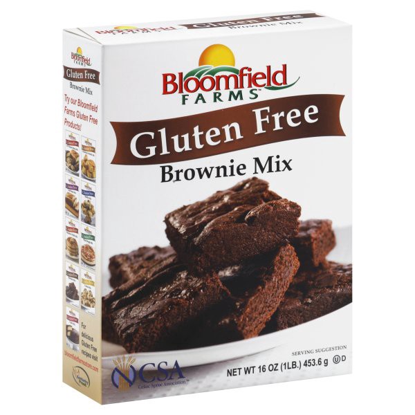 slide 1 of 1, Bloomfield Farms Gluten Free Brownie, 16 oz