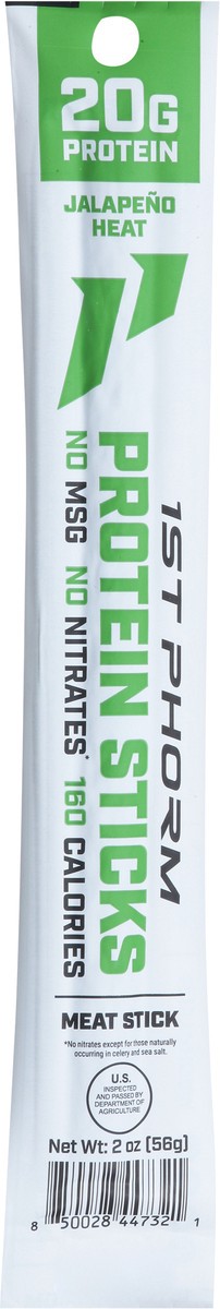 slide 15 of 15, 1st Phorm Jalapeno Heat Protein Sticks 2 oz, 2 oz