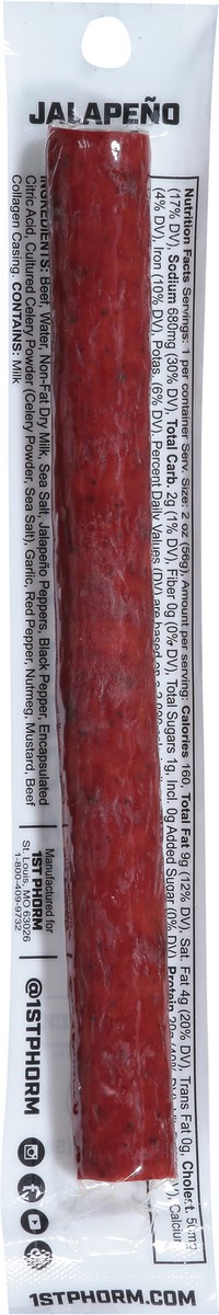 slide 3 of 15, 1st Phorm Jalapeno Heat Protein Sticks 2 oz, 2 oz