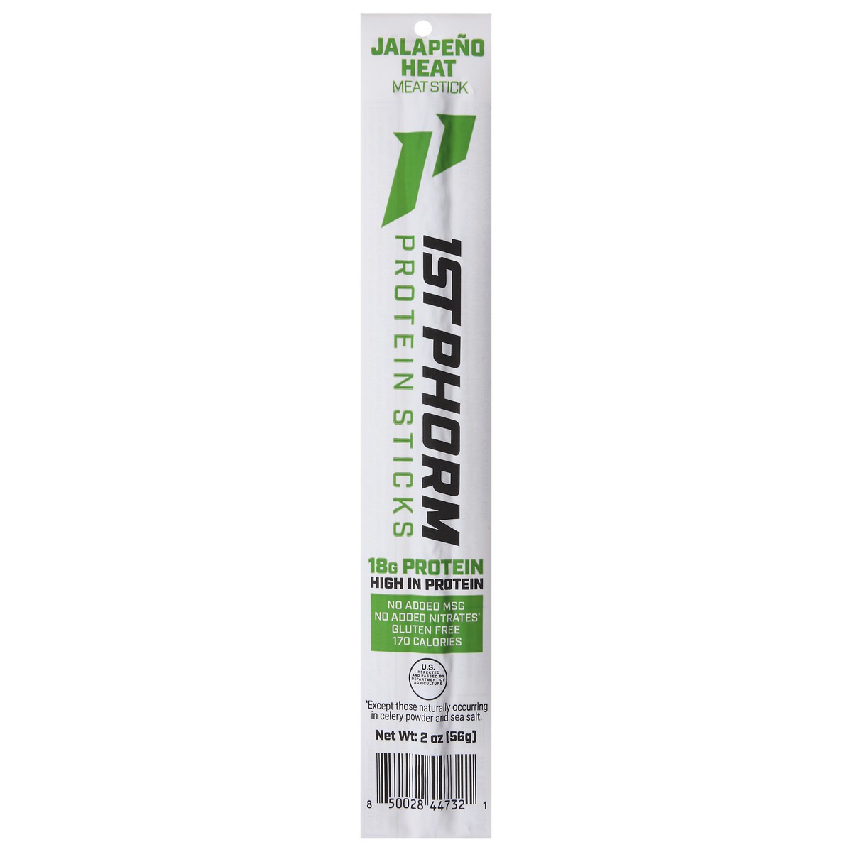 slide 1 of 15, 1st Phorm Jalapeno Heat Protein Sticks 2 oz, 2 oz
