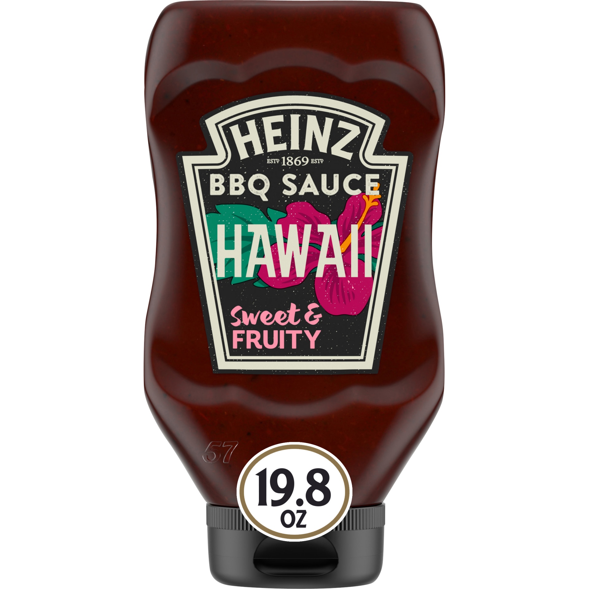 slide 1 of 6, Heinz Hawaii Style Sweet & Fruity BBQ Sauce Bottle, 19 oz