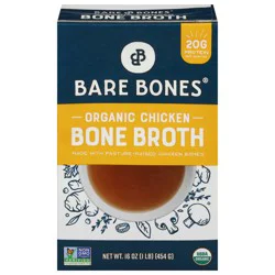 Bare Bones Organic Chicken Bone Broth 16 oz