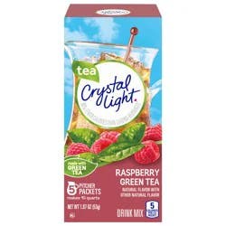 Crystal Light 5 Pack Pitcher Packets Raspberry Green Tea Drink Mix 5 ea
