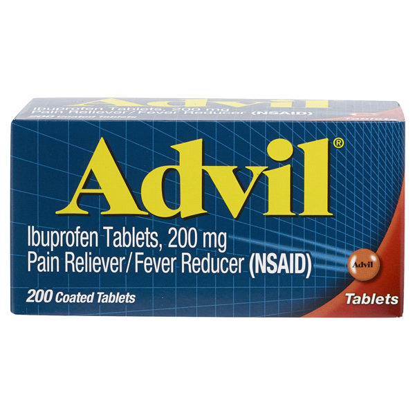 slide 1 of 2, Advil 200 Mg Easy Open Cap Ibuprofen Pain Reliever Fever Reducer Tablets, 200 ct
