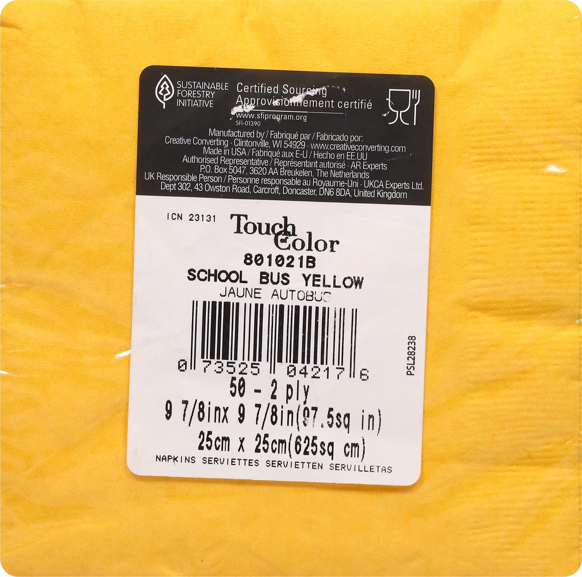 slide 11 of 11, Touch of Color 2-Ply Napkin 50 ea, 50 ct