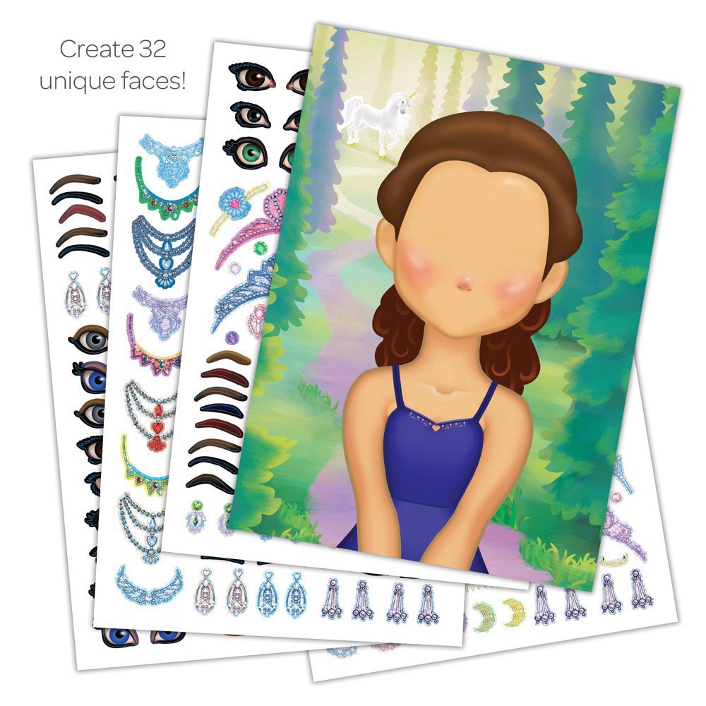 slide 2 of 2, Bendon Pretty Princess Sticker Create A Face, 1 ct