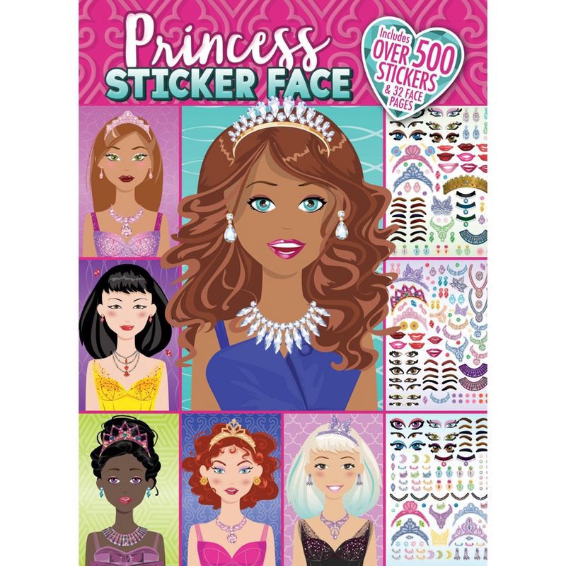 slide 1 of 2, Bendon Pretty Princess Sticker Create A Face, 1 ct