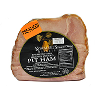 slide 1 of 1, Kowalski's 1/4 Pit Ham Pre-Slcd, per lb