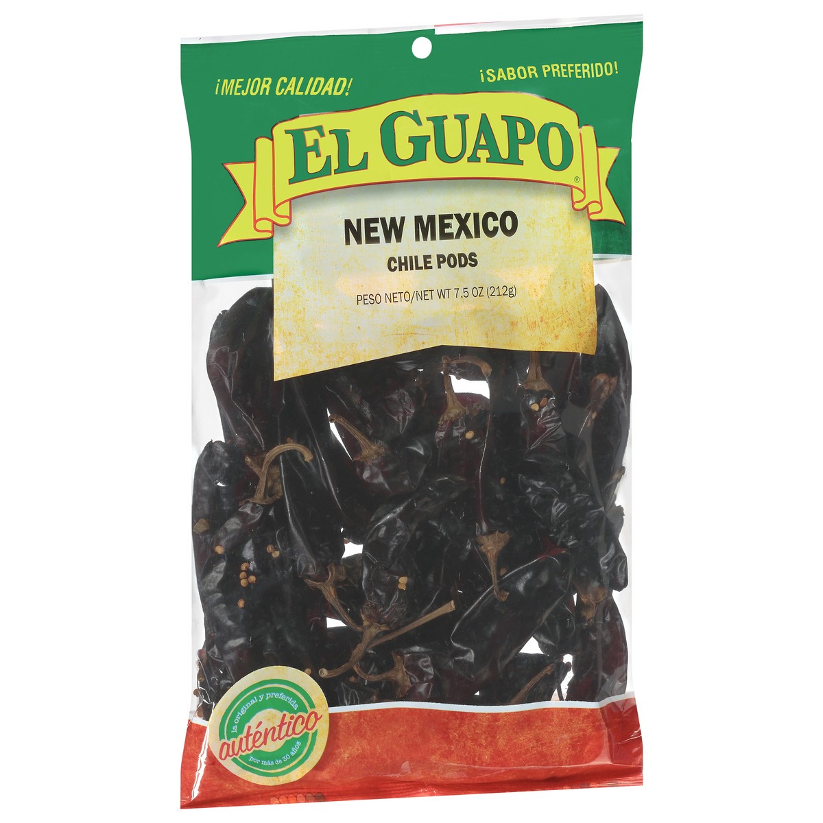 slide 4 of 9, El Guapo Whole New Mexico Chili Pods (Chile Nuevo Mexico Entero), 7.5 oz, 7.5 oz