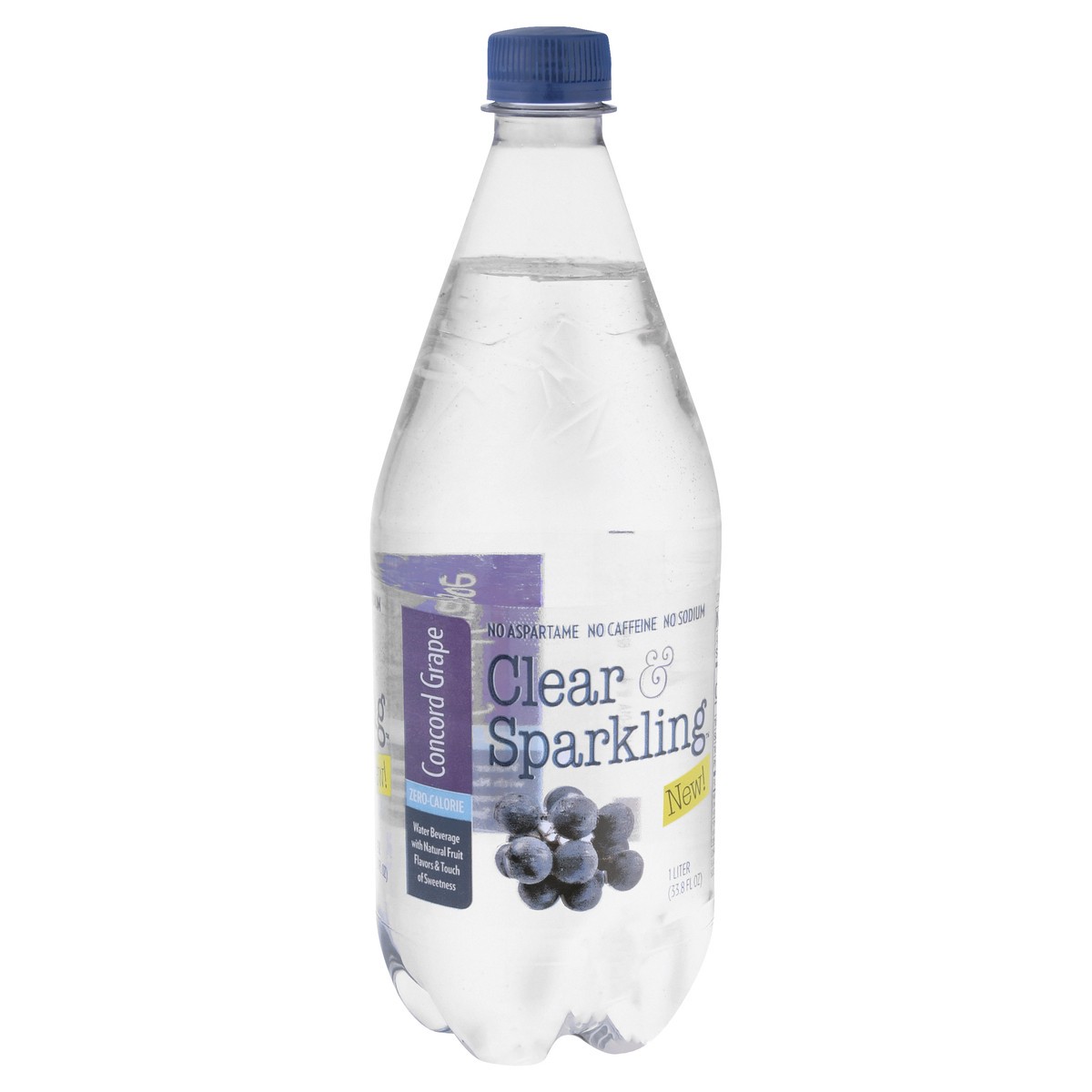 slide 11 of 13, Clear & Sparkling Concord Grape Water Beverage - 1 l, 1 l