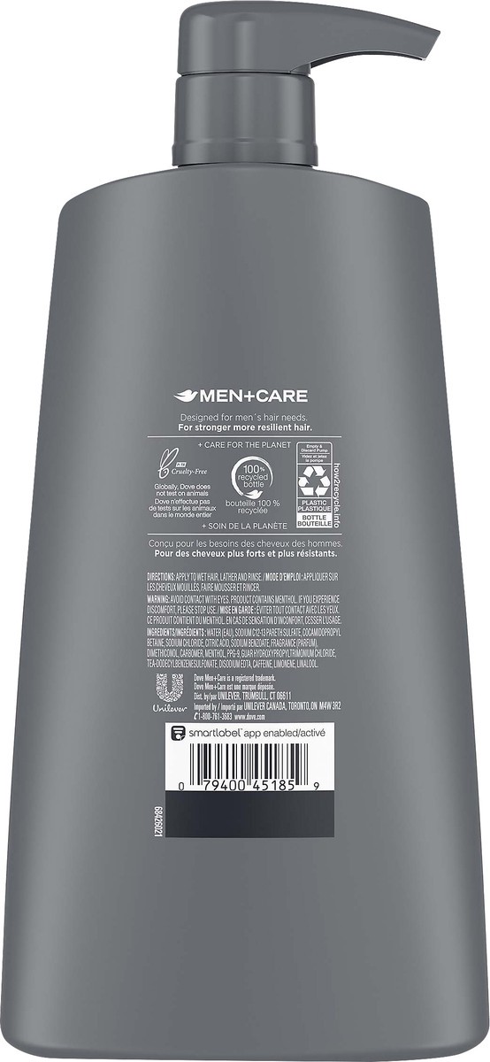 slide 2 of 3, Dove Men+Care 2-in-1 Shampoo and Conditioner Fresh and Clean, 25.4 oz, 25.4 fl oz