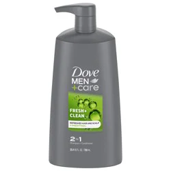 Dove Men+Care 2-in-1 Shampoo And Conditioner Fresh And Clean 25.4 oz