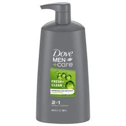Dove Men+Care 2-in-1 Shampoo And Conditioner Fresh And Clean 25.4 oz