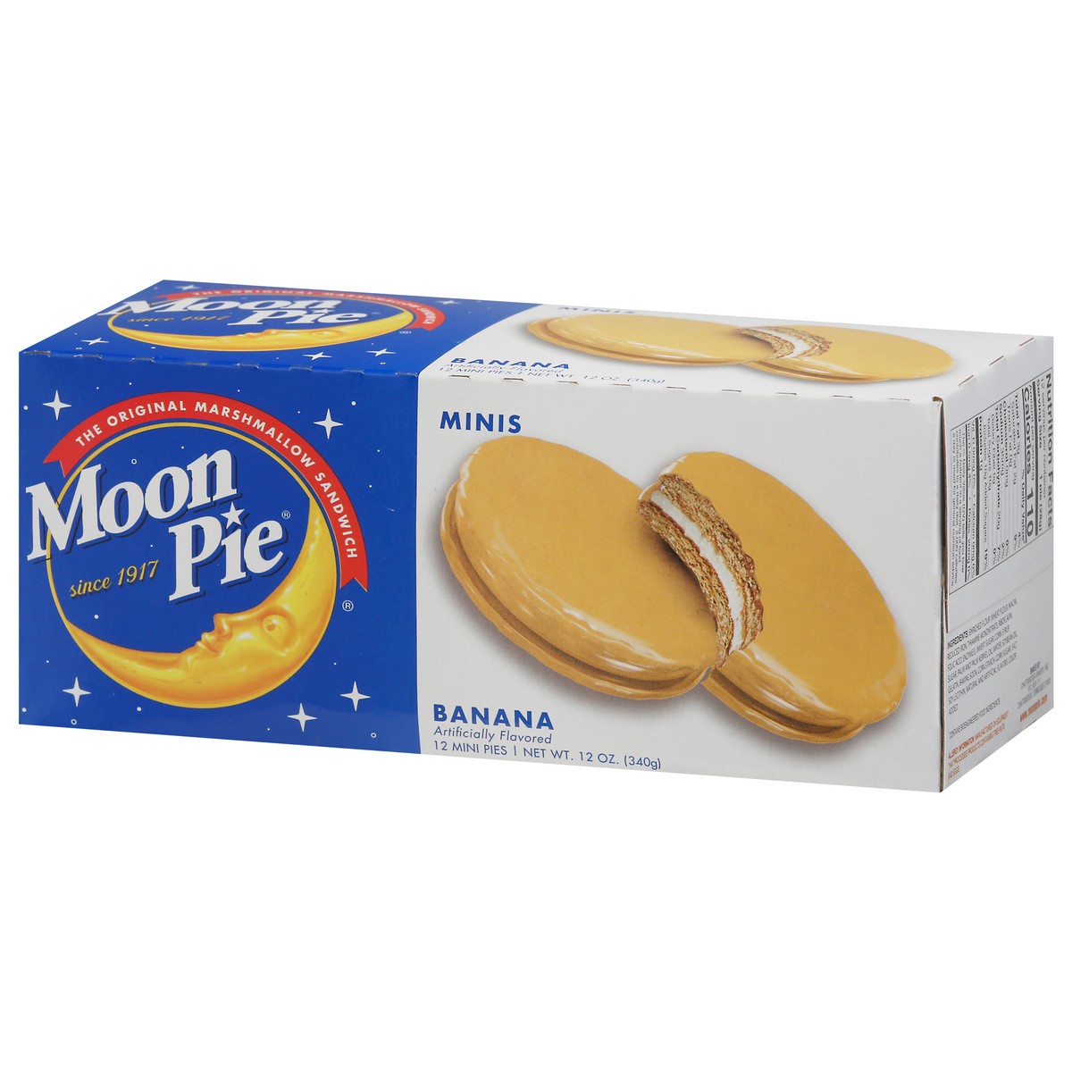 slide 5 of 14, Moon Pie Banana Marshmallow Sandwiches 12 ea, 12 ct