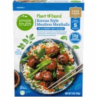 slide 1 of 1, Simple Truth Plant Based Korean Style Meatless Meatballs, 11 oz