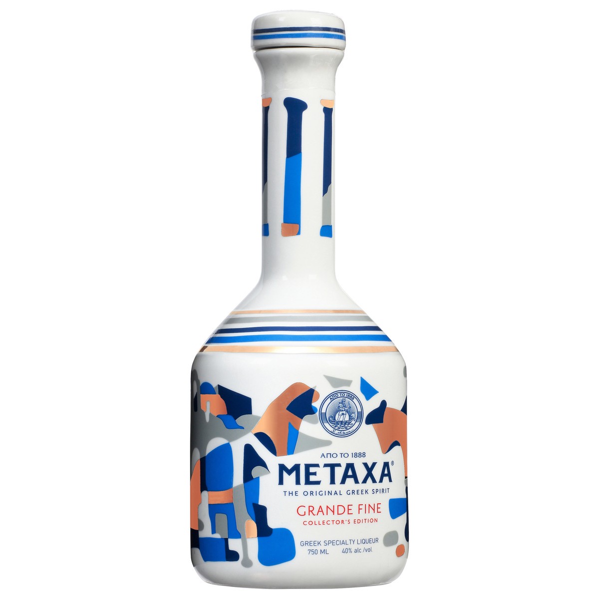 slide 2 of 9, Metaxa Greek Liqueur Grand Fine, 750 ml