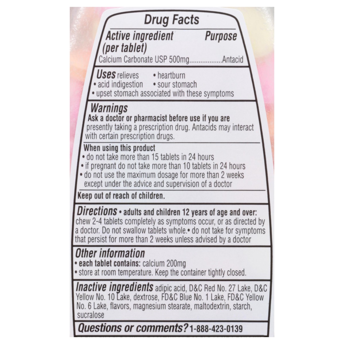 slide 4 of 17, TopCare Antacid Calcium Fruit Flavr, 150 ct