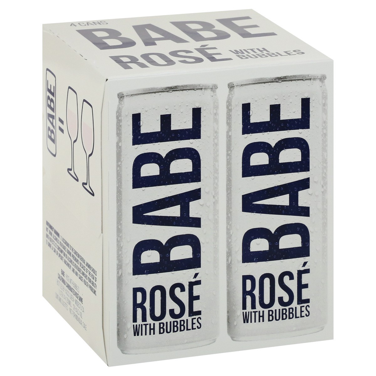 slide 2 of 11, BABE Rose with Bubbles 4 ea, 1000 ml