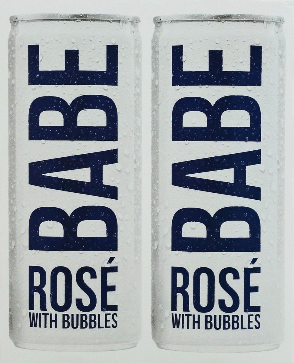 slide 7 of 11, Babe Rosé With Bubbles 4 Pack 250mL Cans, 1000 ml