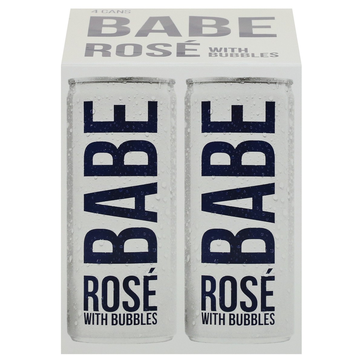 slide 1 of 11, Babe Rosé With Bubbles 4 Pack 250mL Cans, 1000 ml