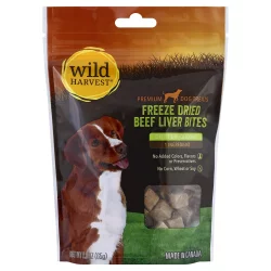Wild Harvest Beef Liver Dog Treat Bites