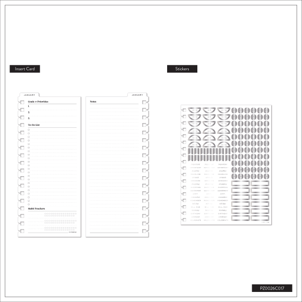 slide 4 of 10, 2026 Citrine Monthly/Weekly Classic Customizable Twin Loop Planner, 7"" x 9-1/4"", Mocha, January To December, PZ0026C017, 1 ct