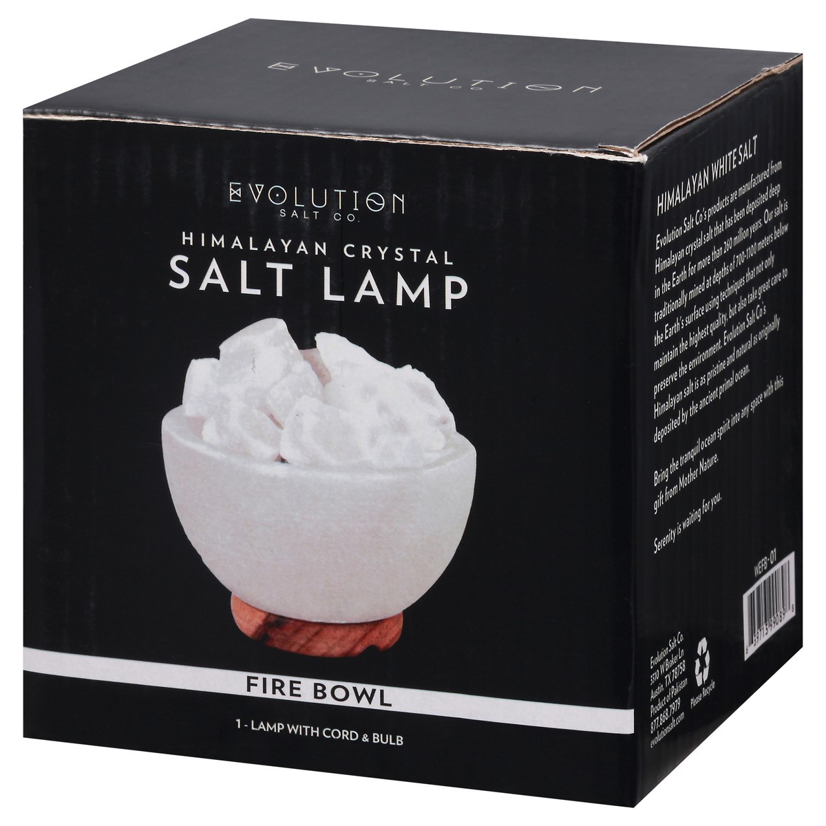 slide 6 of 11, Evolution Salt Co. Himalayan Crystal Fire Bowl Salt Lamp 1 ea, 1 ct