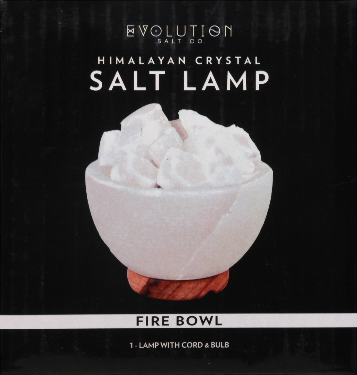 slide 9 of 11, Evolution Salt Co. Himalayan Crystal Fire Bowl Salt Lamp 1 ea, 1 ct