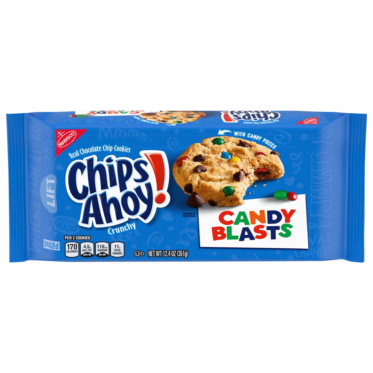 slide 14 of 14, CHIPS AHOY! Candy Blasts Cookies, 12.4 oz, 12.4 oz
