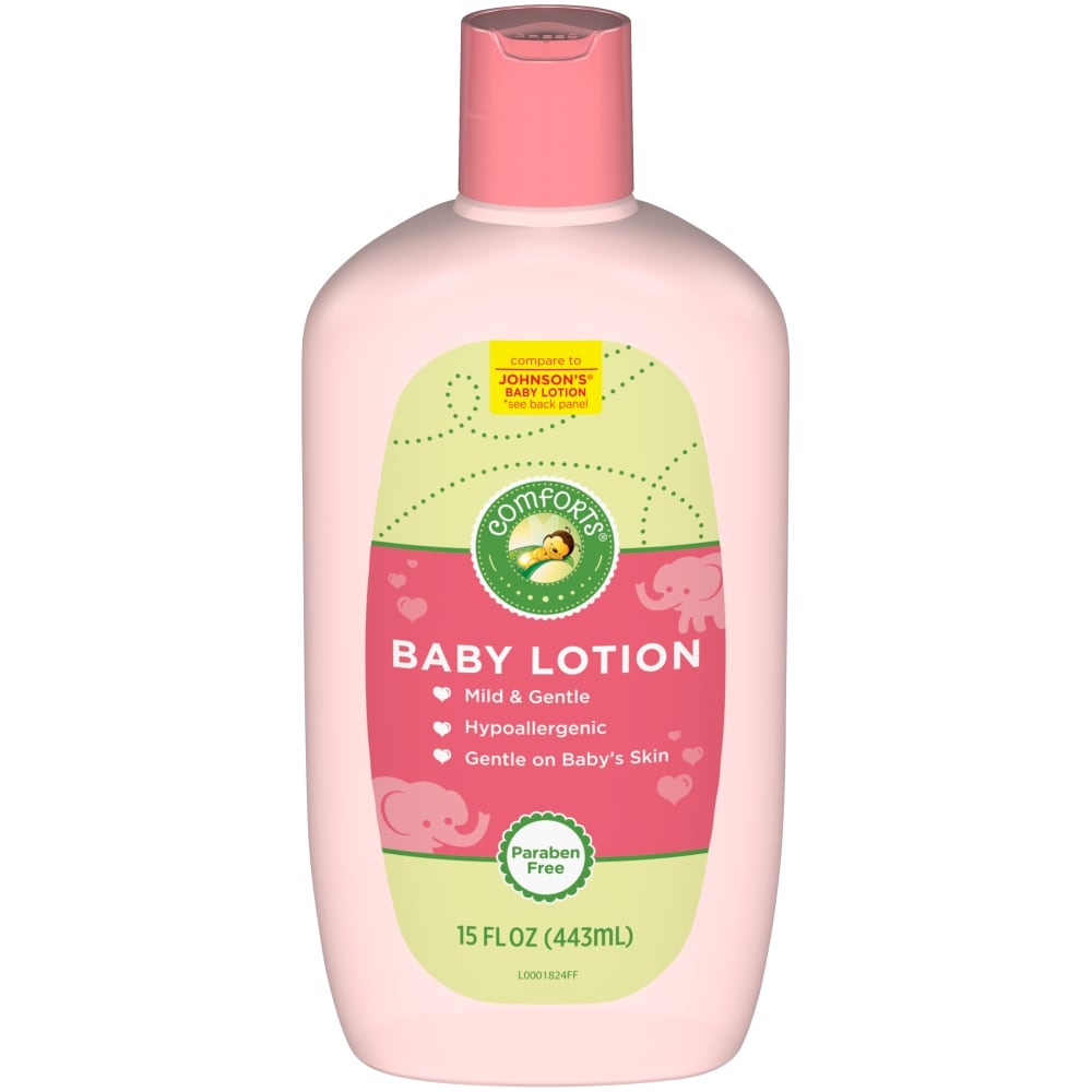 slide 1 of 1, Comforts Mild & Gentle Baby Lotion, 15 fl oz