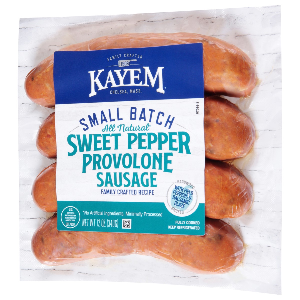 slide 7 of 9, Kayem Provolone Sausage Pork Pepper, 12 oz