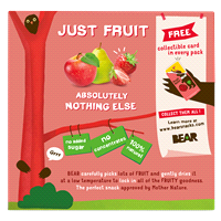 slide 10 of 13, BEAR Apple-Pear Strawberry Fruit Rolls 5 ea, 5 ct