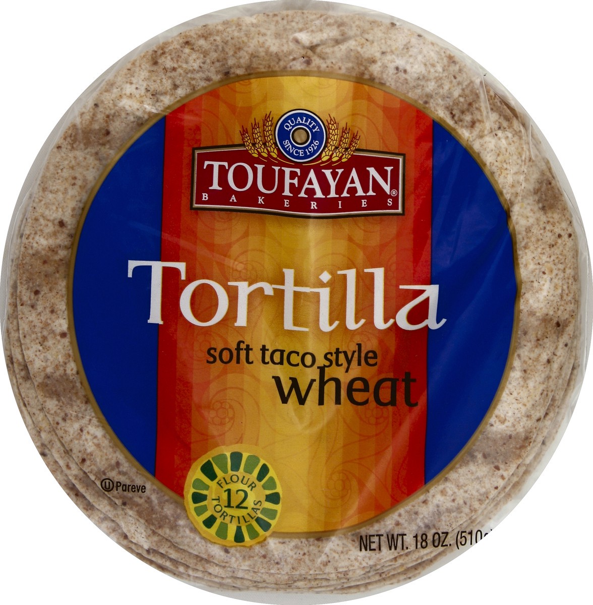 slide 5 of 5, Toufayan Tortillas 12 ea, 12 ct