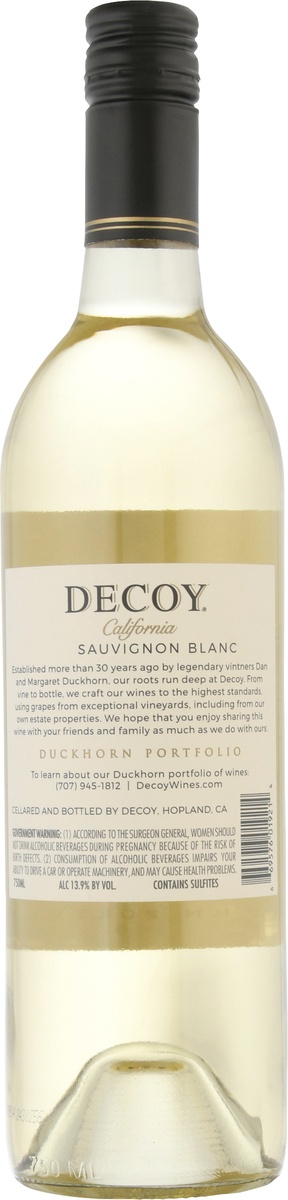 slide 8 of 9, Decoy Sanoma County Sauvignon Blanc Wine, 750 ml