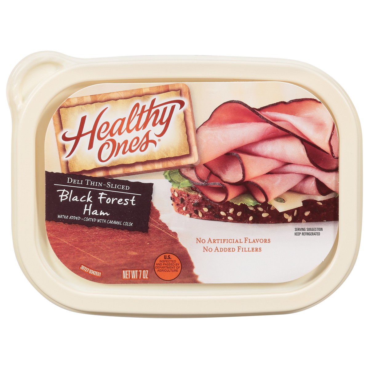 slide 1 of 9, Healthy Ones Deli Thin-Sliced Black Forest Ham 7 oz, 7 oz