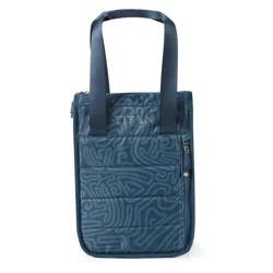 Arctic Zone Titan by Arctic Zone Fridge Cold Expandable To-Go Tote Navy Pathways