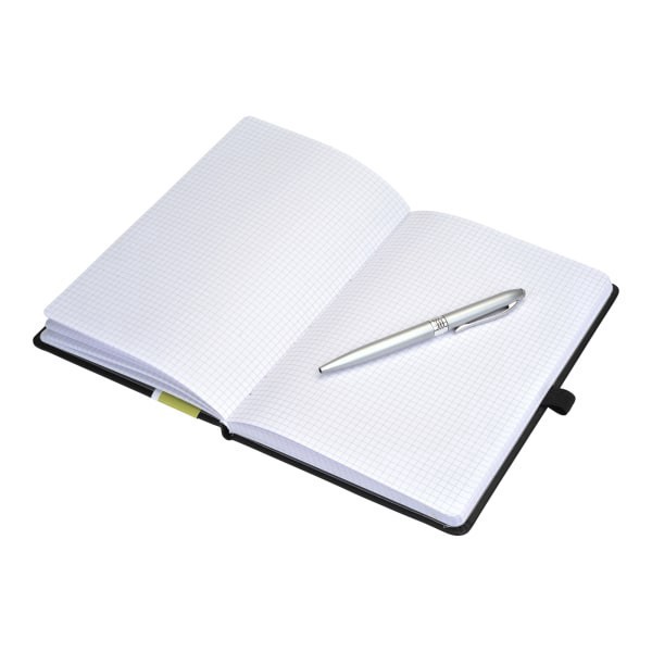 slide 2 of 3, Eccolo Cool Jazz Ruled Journal - Black, 1 ct