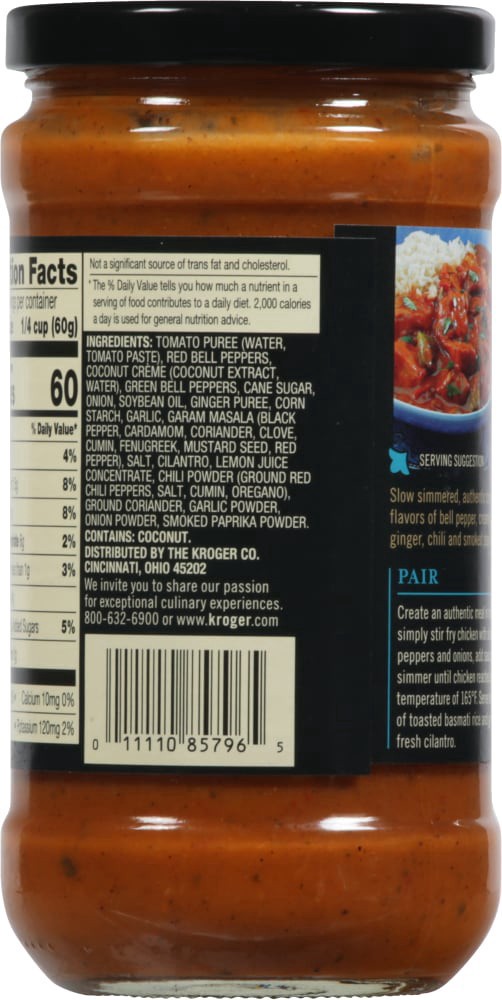 slide 2 of 4, Private Selection Jalfrezi Simmer Sauce, 16 oz