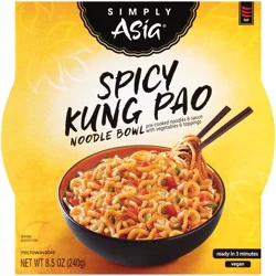 Simply Asia Spicy Kung Pao Noodle Bowl, 8.5 oz