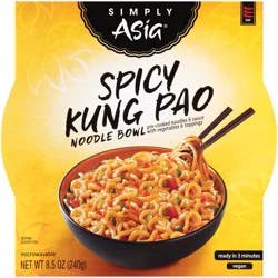 Simply Asia Spicy Kung Pao Noodle Bowl, 8.5 oz
