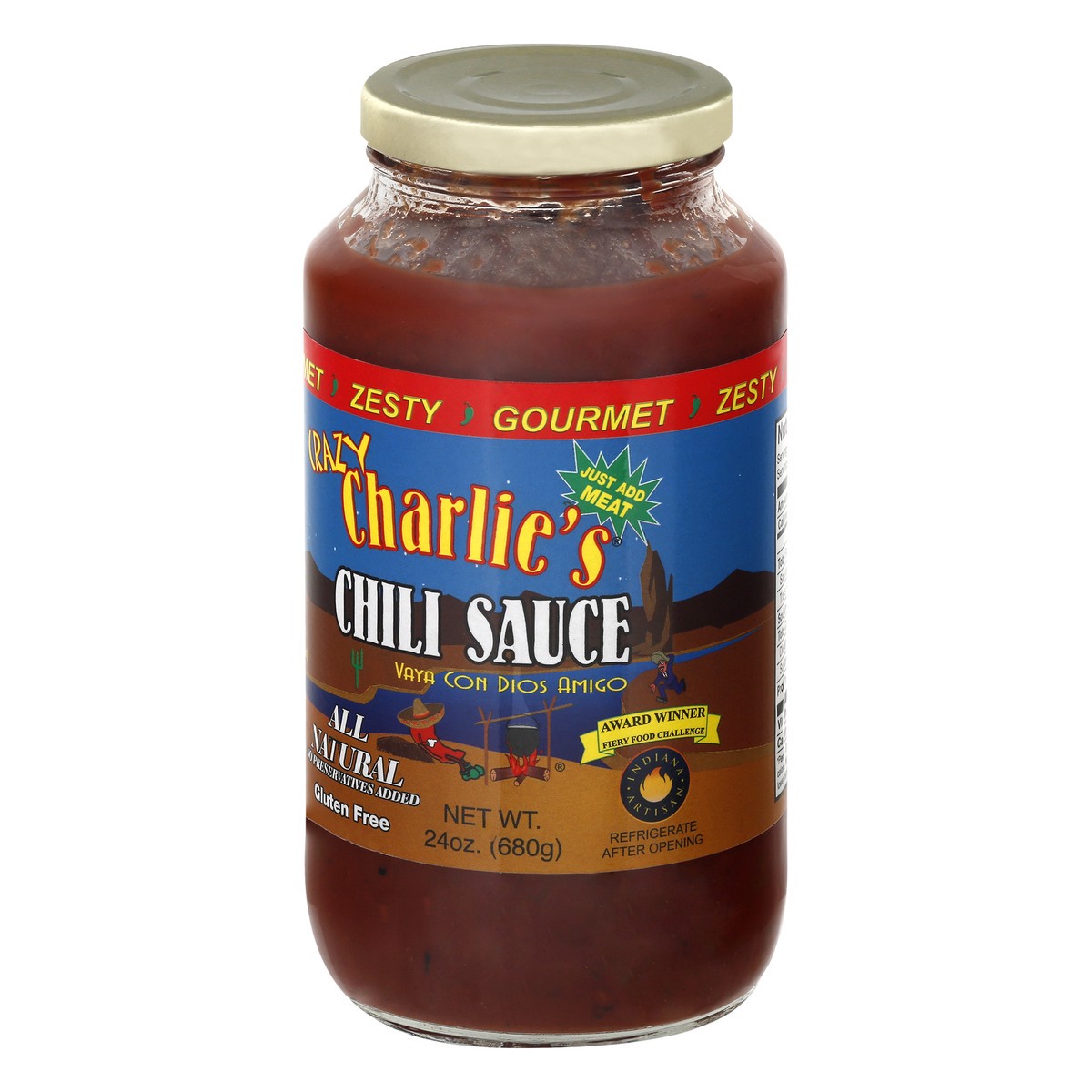 slide 6 of 9, Crazy Charlies Chili Sauce 24 oz, 24 oz