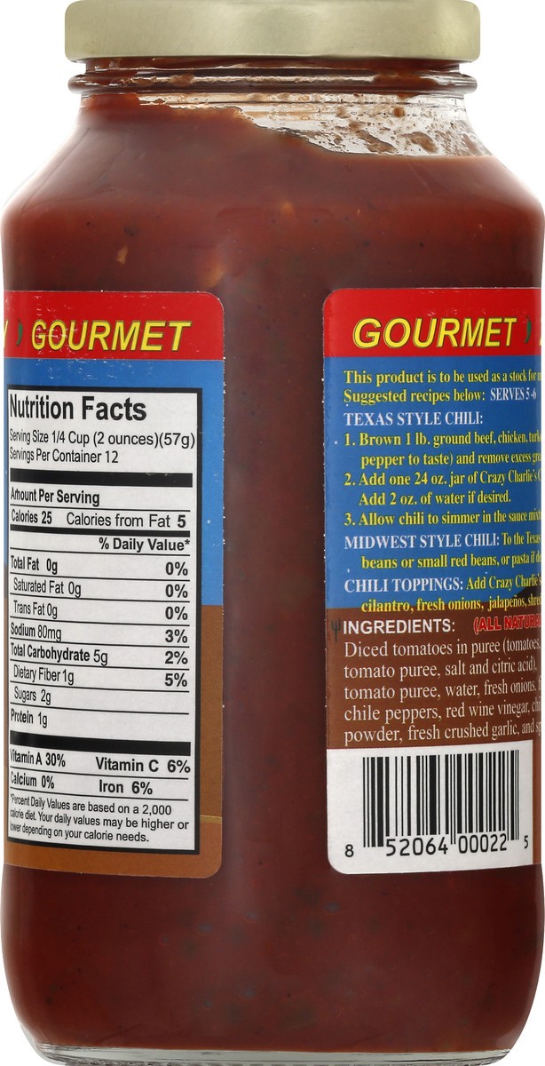 slide 7 of 9, Crazy Charlies Chili Sauce 24 oz, 24 oz
