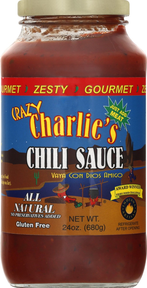 slide 5 of 9, Crazy Charlies Chili Sauce 24 oz, 24 oz