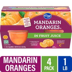Kroger Mandarin Oranges In Juice Cups