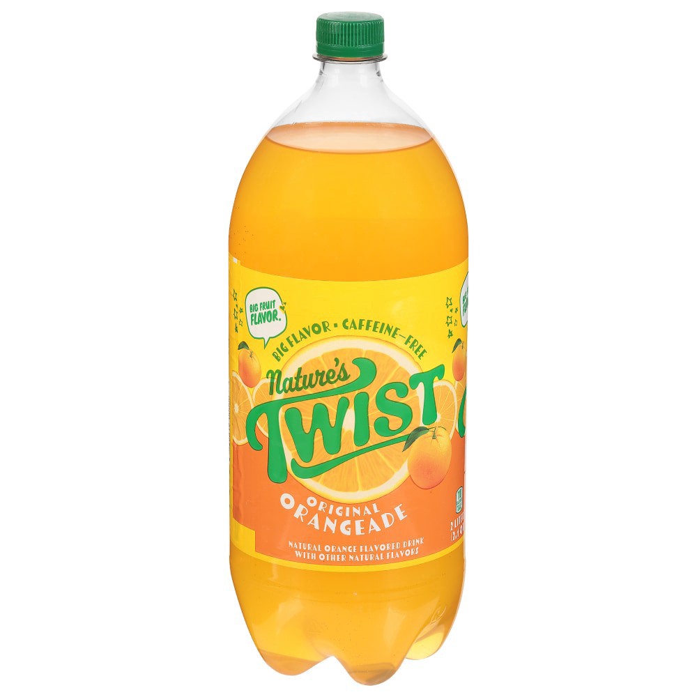 slide 1 of 3, Nature's Twist Orangeade- 2 liter, 2 liter