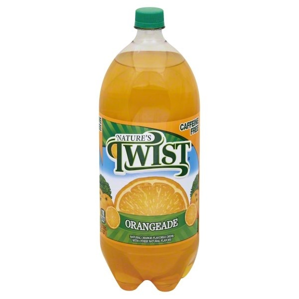 slide 1 of 1, Nature's Twist Orangeade- 2 liter, 67.6 fl oz