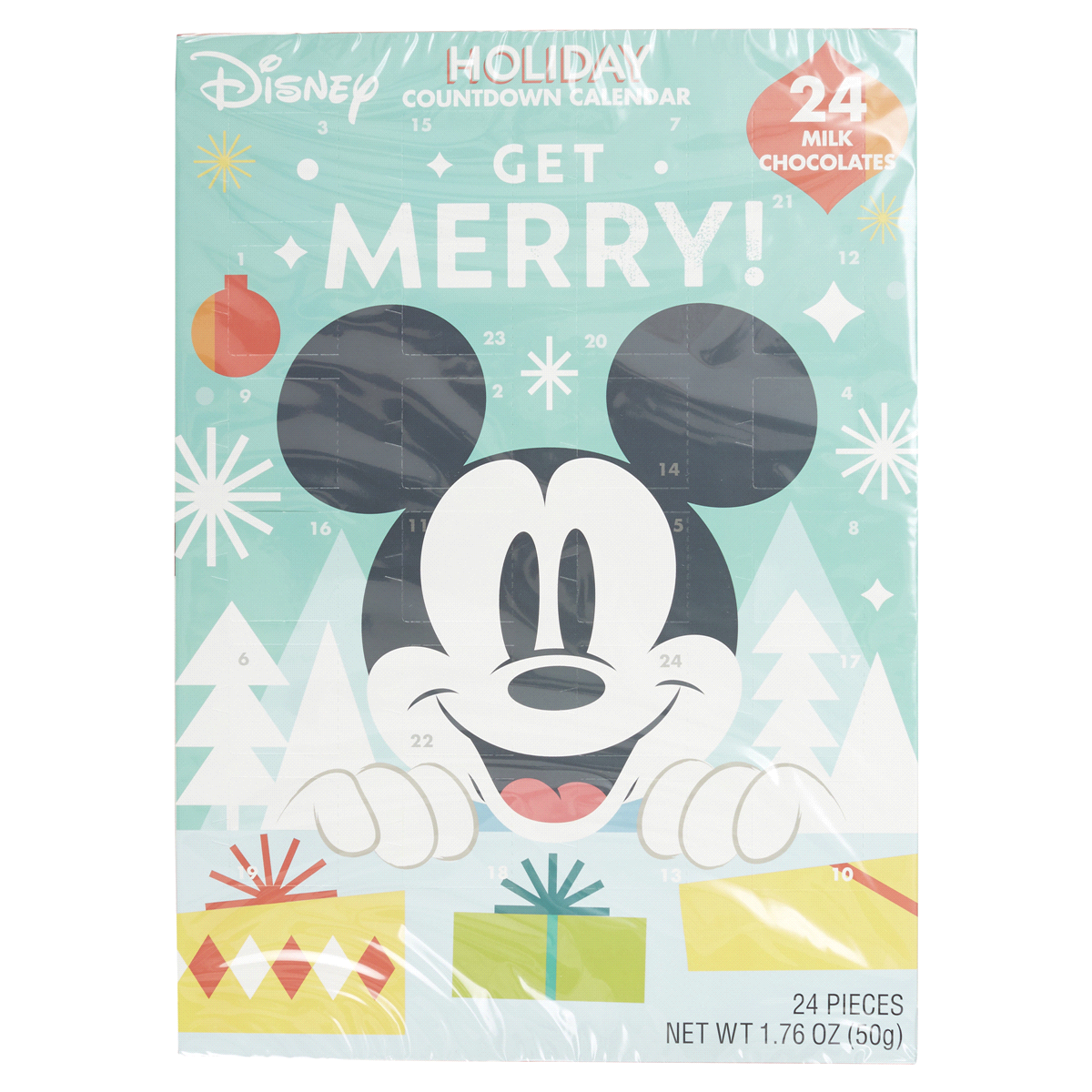 slide 1 of 5, Disney Mickey Mouse & Friends holiday countdown calendar, 1.76 oz