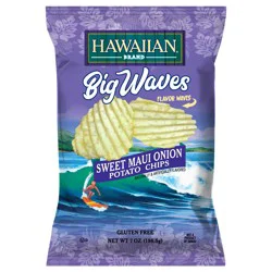 Hawaiian 7 oz Hawaiian Big Waves Sweet Maui Onion Chip